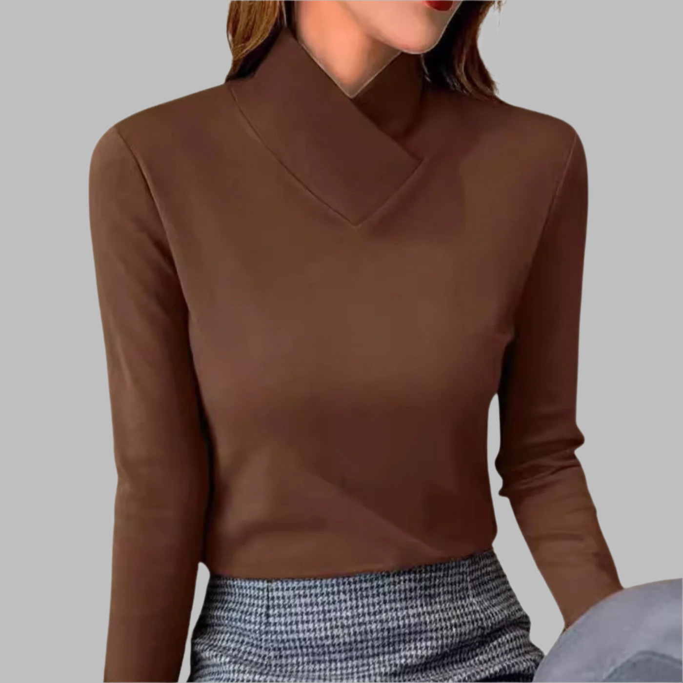 Women’s High Collar Sweater