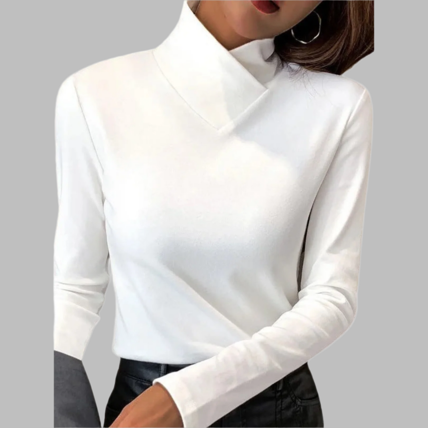 Women’s High Collar Sweater