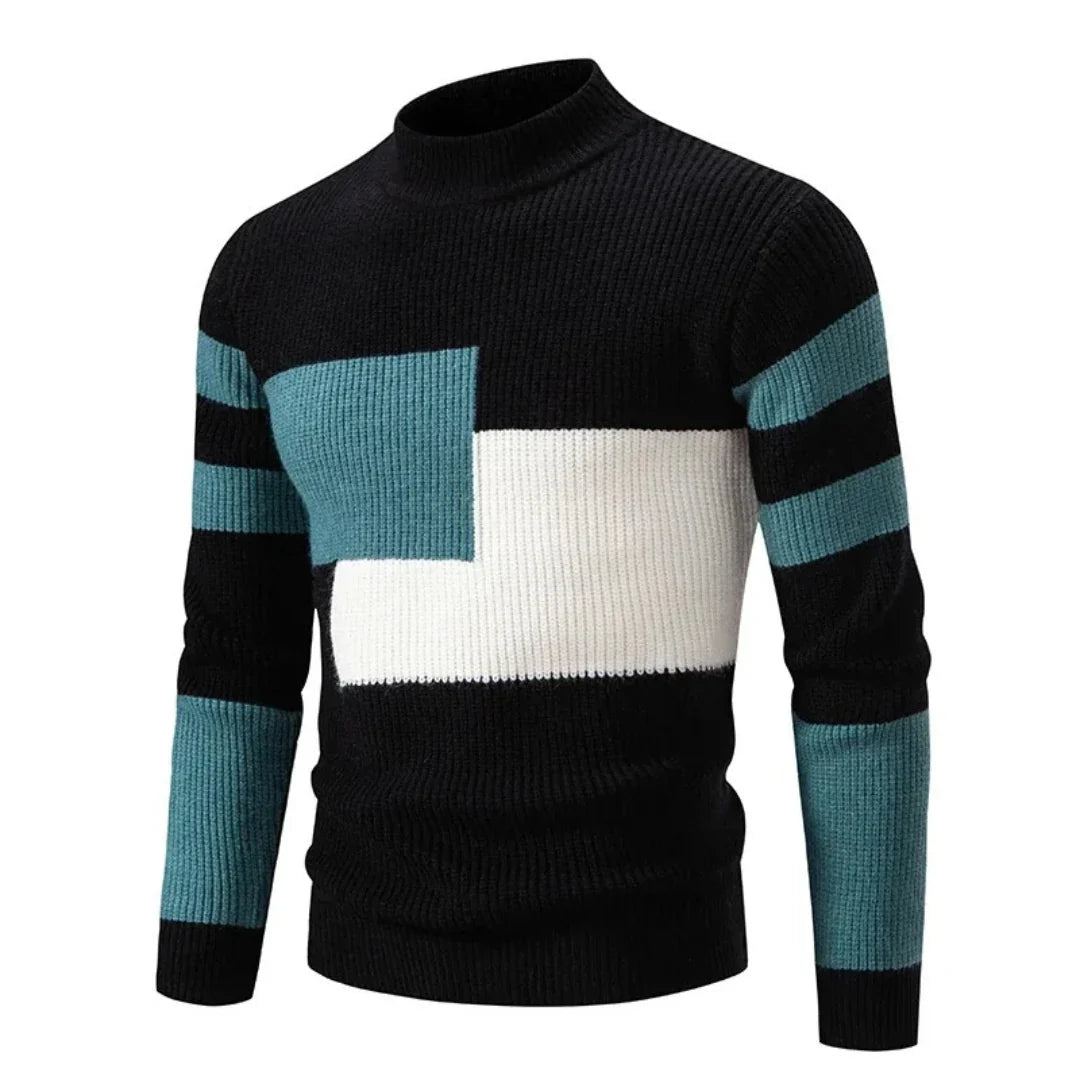 Van Hallen | Modern Style Geometric Sweater for Men