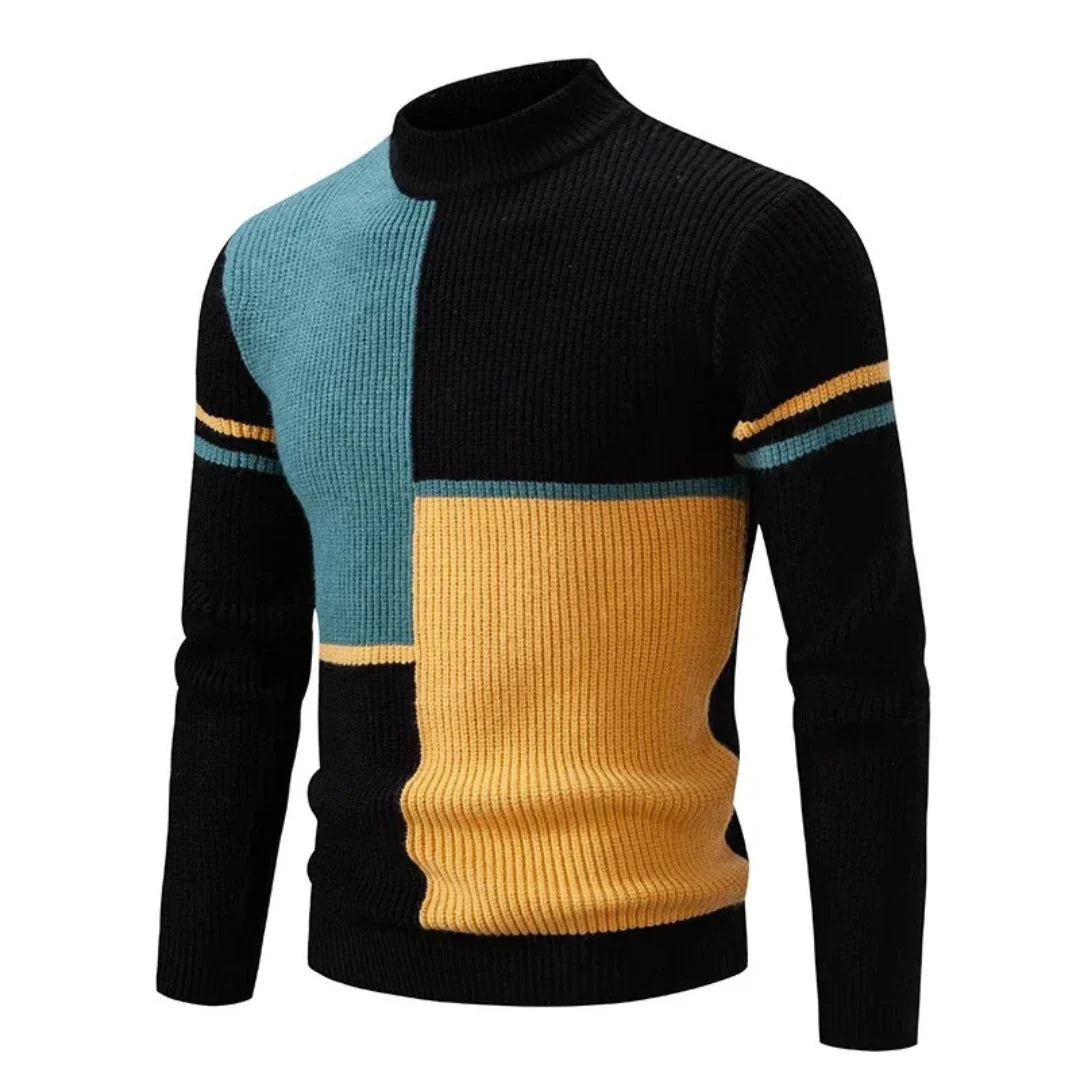 Van Hallen | Modern Style Geometric Sweater for Men