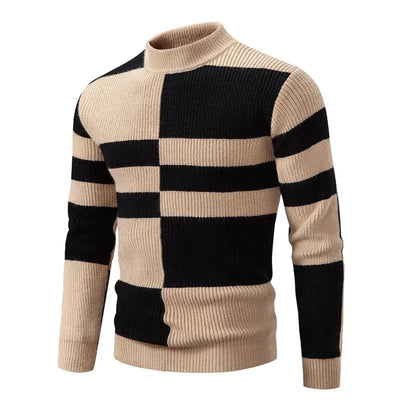 Van Hallen | Modern Style Geometric Sweater for Men