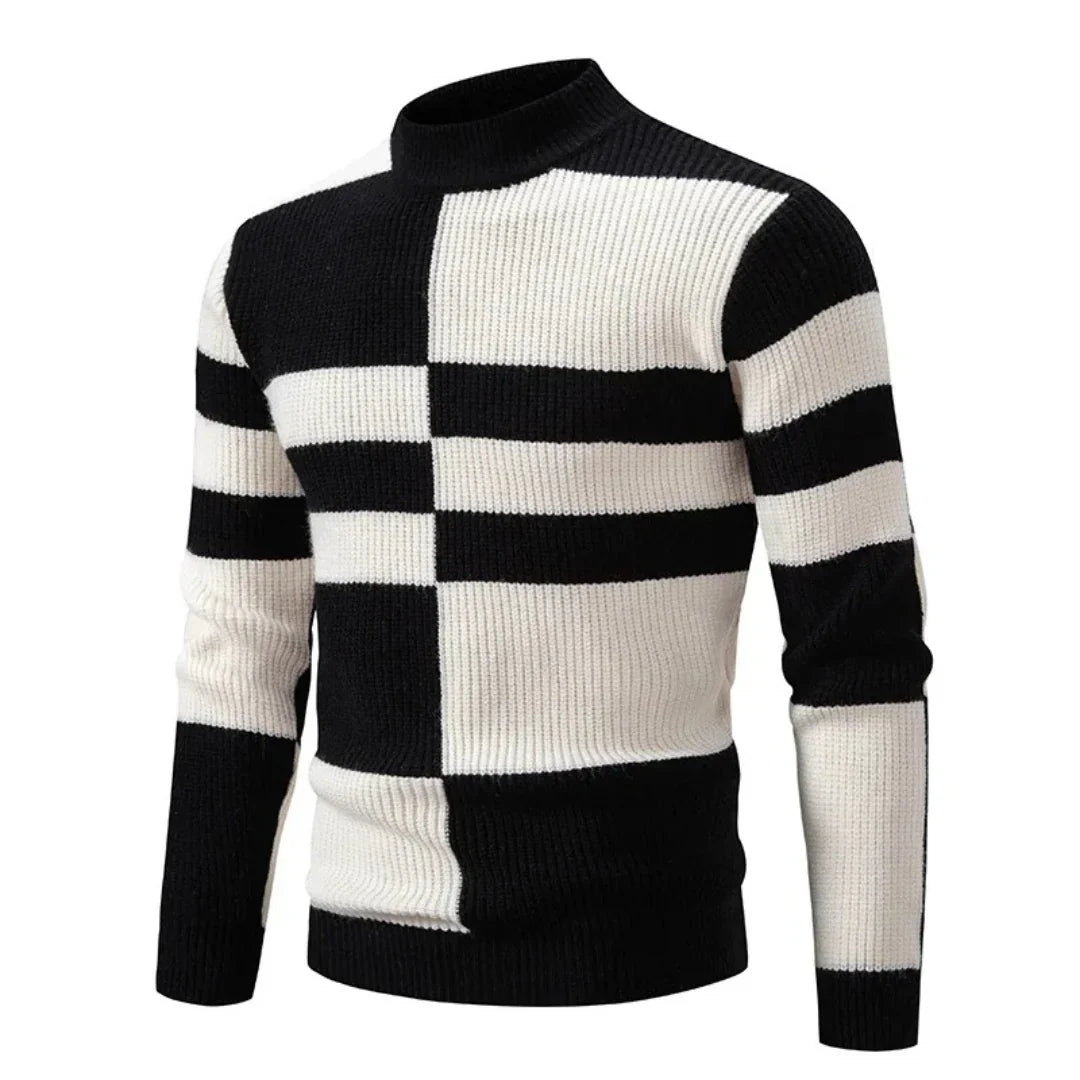 Van Hallen | Modern Style Geometric Sweater for Men