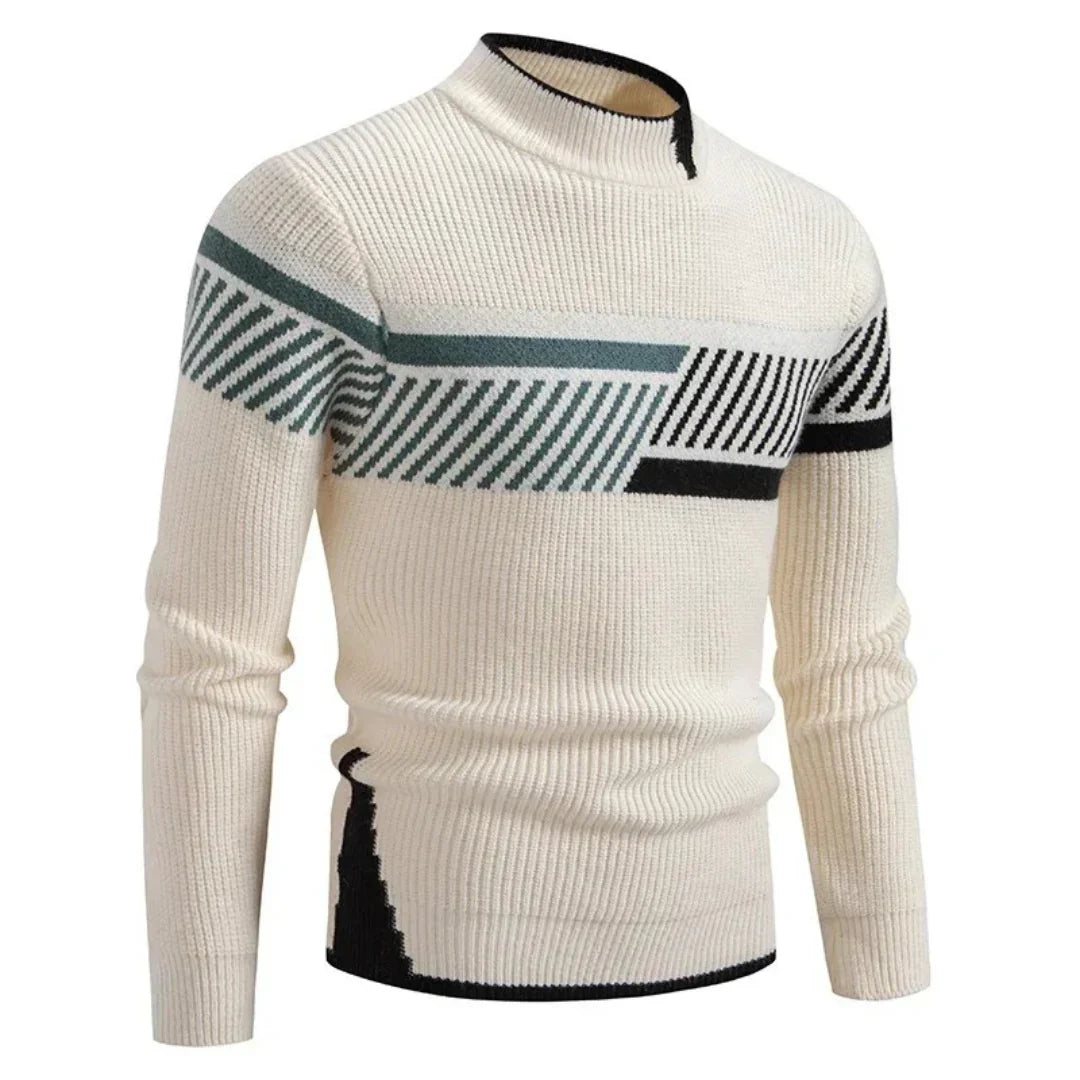 Van Hallen | Modern Design Knitted Turtleneck Sweater for Men