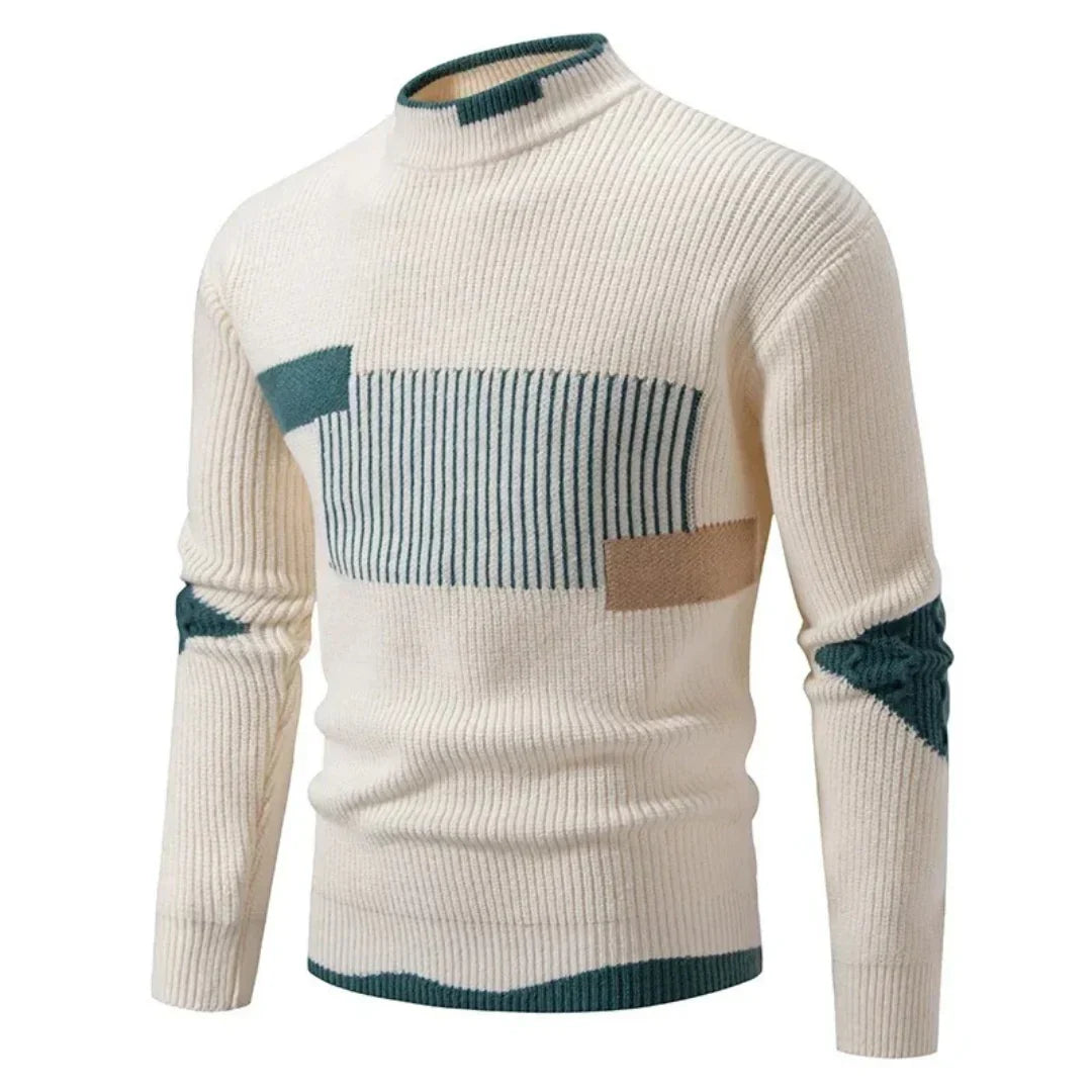 Van Hallen | Modern Design Knitted Turtleneck Sweater for Men