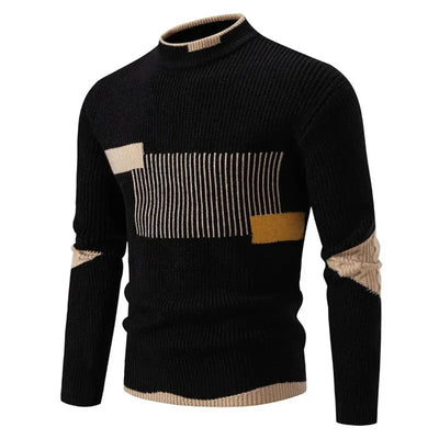 Van Hallen | Modern Design Knitted Turtleneck Sweater for Men