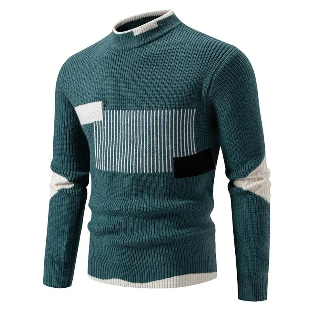 Van Hallen | Modern Design Knitted Turtleneck Sweater for Men