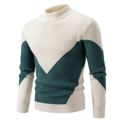 Van Hallen | Modern Design Knitted Turtleneck Sweater for Men