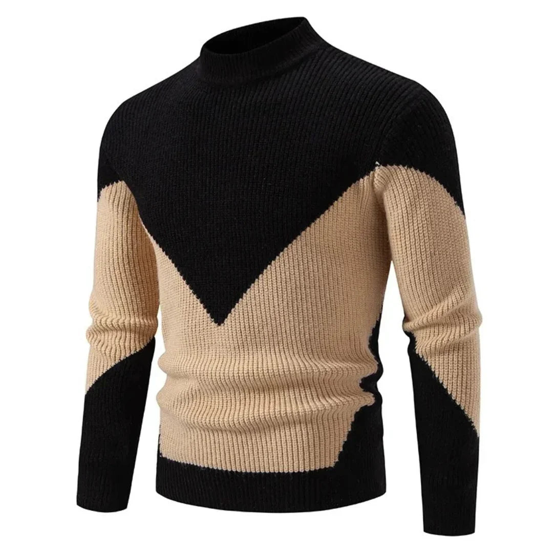 Van Hallen | Modern Design Knitted Turtleneck Sweater for Men