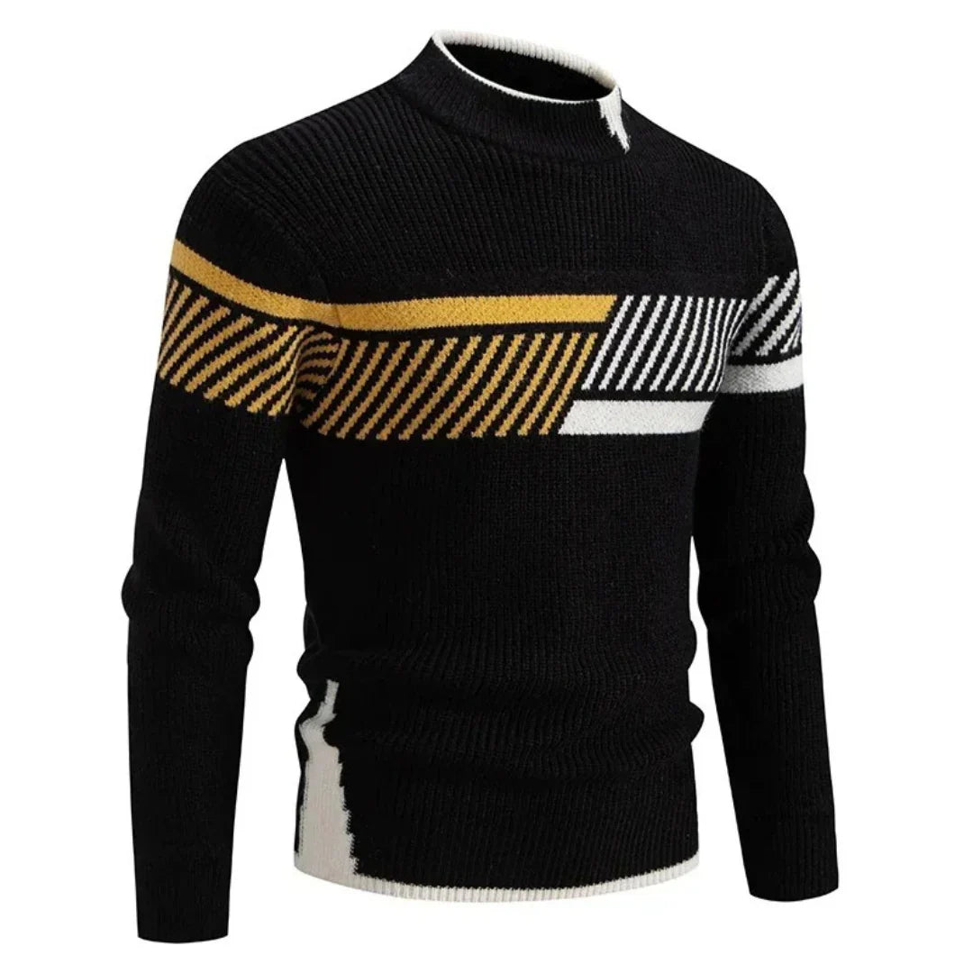 Van Hallen | Modern Design Knitted Turtleneck Sweater for Men